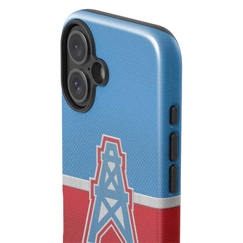 NFL Houston Oilers Vintage iPhone 16 Plus Impact Case